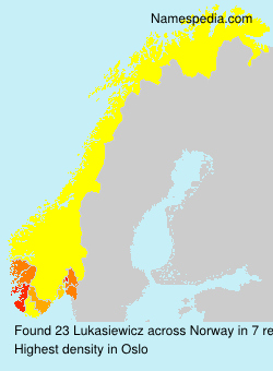 Surname Lukasiewicz in Norway Surname Lukasiewicz in Norway