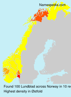 Surname Lundblad in Norway Surname Lundblad in Norway