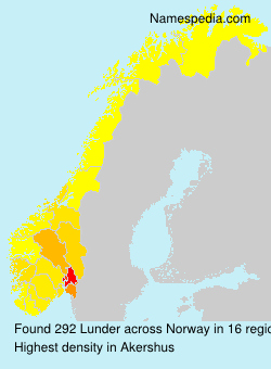 Surname Lunder in Norway Surname Lunder in Norway