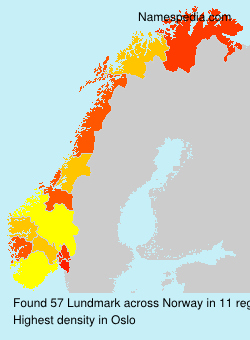 Surname Lundmark in Norway Surname Lundmark in Norway