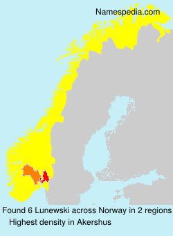 Surname Lunewski in Norway Surname Lunewski in Norway