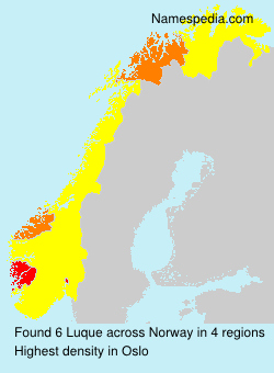 Surname Luque in Norway Surname Luque in Norway