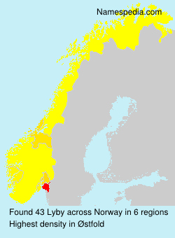 Surname Lyby in Norway