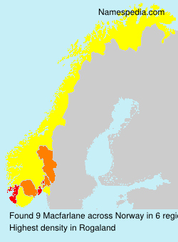 Surname Macfarlane in Norway Surname Macfarlane in Norway