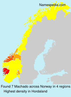 Surname Machado in Norway Surname Machado in Norway