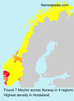 Surname Machin in Norway Surname Machin in Norway