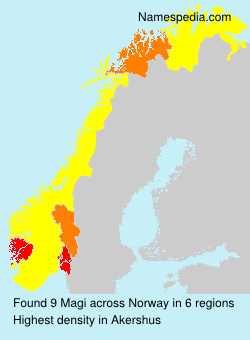 Surname Magi in Norway Surname Magi in Norway