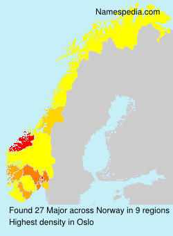 Surname Major in Norway Surname Major in Norway