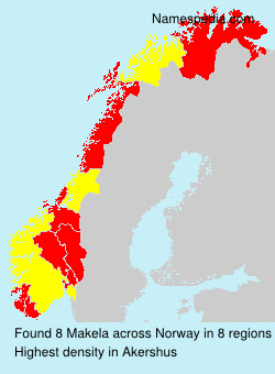 Surname Makela in Norway Surname Makela in Norway