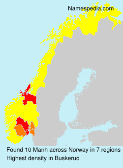 Surname Manh in Norway Surname Manh in Norway
