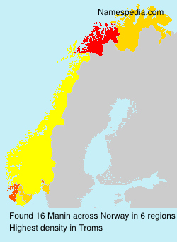 Surname Manin in Norway Surname Manin in Norway