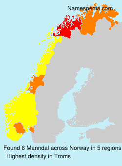Surname Manndal in Norway Surname Manndal in Norway
