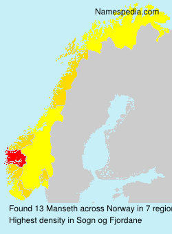 Surname Manseth in Norway Surname Manseth in Norway