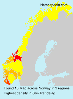 Surname Mao in Norway Surname Mao in Norway