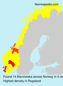 Surname Marchewka in Norway Surname Marchewka in Norway