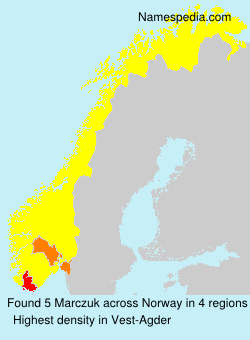 Surname Marczuk in Norway Surname Marczuk in Norway