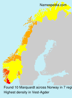 Surname Marquardt in Norway Surname Marquardt in Norway