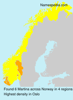 Surname Martina in Norway Surname Martina in Norway