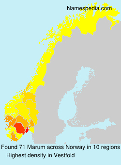 Surname Marum in Norway Surname Marum in Norway