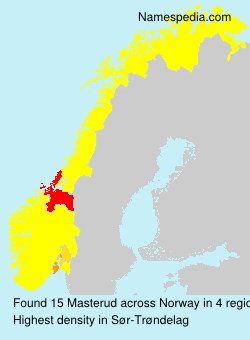 Surname Masterud in Norway Surname Masterud in Norway