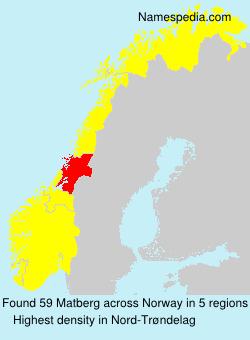Surname Matberg in Norway Surname Matberg in Norway