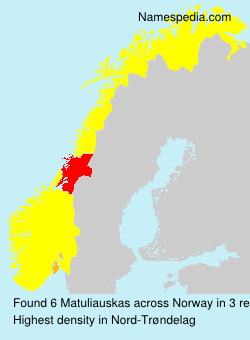 Surname Matuliauskas in Norway Surname Matuliauskas in Norway