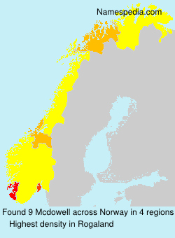 Surname Mcdowell in Norway Surname Mcdowell in Norway