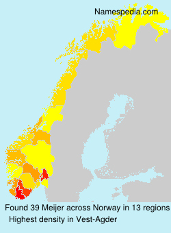 Surname Meijer in Norway