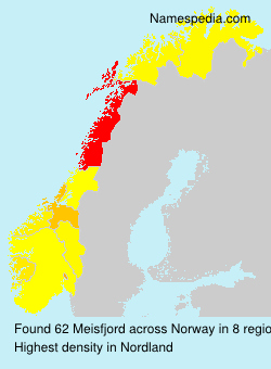 Surname Meisfjord in Norway Surname Meisfjord in Norway