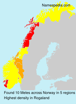 Surname Meles in Norway Surname Meles in Norway