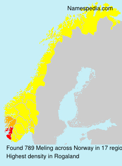 Surname Meling in Norway Surname Meling in Norway
