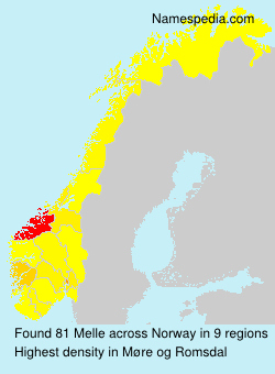 Surname Melle in Norway