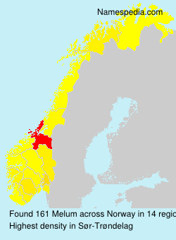 Surname Melum in Norway Surname Melum in Norway