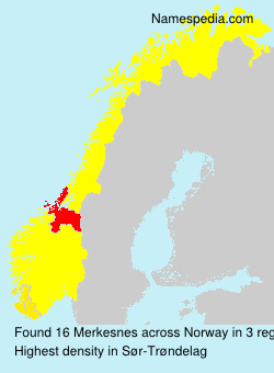 Surname Merkesnes in Norway Surname Merkesnes in Norway