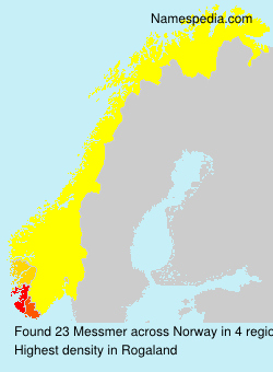 Surname Messmer in Norway Surname Messmer in Norway