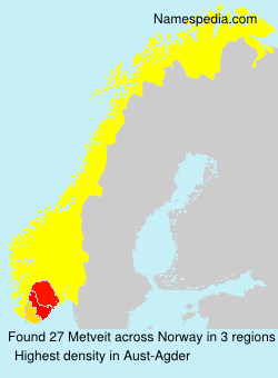 Surname Metveit in Norway Surname Metveit in Norway