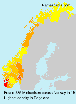 Surname Michaelsen in Norway Surname Michaelsen in Norway