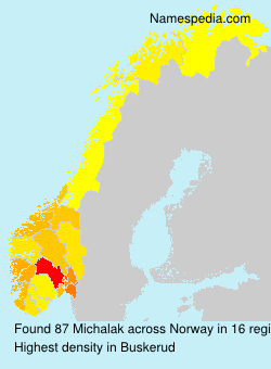 Surname Michalak in Norway Surname Michalak in Norway