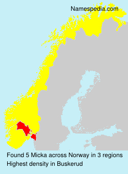 Surname Micka in Norway Surname Micka in Norway