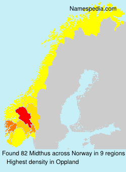Surname Midthus in Norway Surname Midthus in Norway
