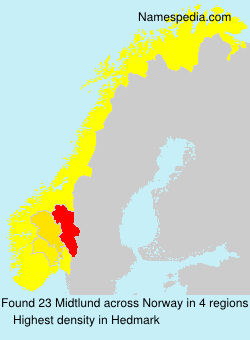 Surname Midtlund in Norway Surname Midtlund in Norway
