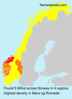 Surname Mihal in Norway Surname Mihal in Norway