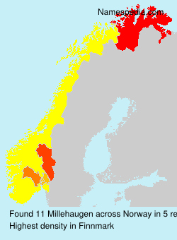 Surname Millehaugen in Norway Surname Millehaugen in Norway