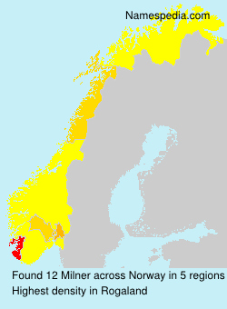 Surname Milner in Norway Surname Milner in Norway