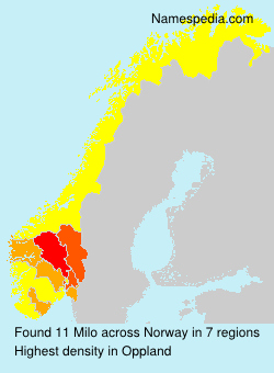 Surname Milo in Norway Surname Milo in Norway