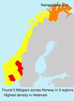 Surname Misigaro in Norway Surname Misigaro in Norway
