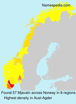 Surname Mjavatn in Norway Surname Mjavatn in Norway