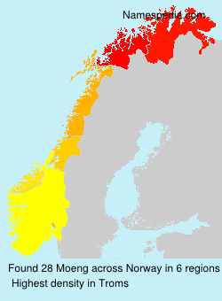 Surname Moeng in Norway Surname Moeng in Norway