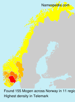 Surname Mogen in Norway Surname Mogen in Norway
