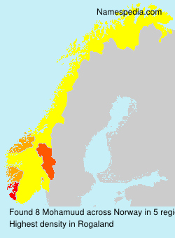 Surname Mohamuud in Norway Surname Mohamuud in Norway